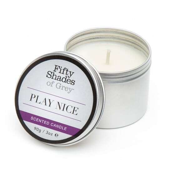 

Массажная свеча - Пятьдесят оттенков серого Play Nice Vanilla Candle 90 грамм, Inna marka