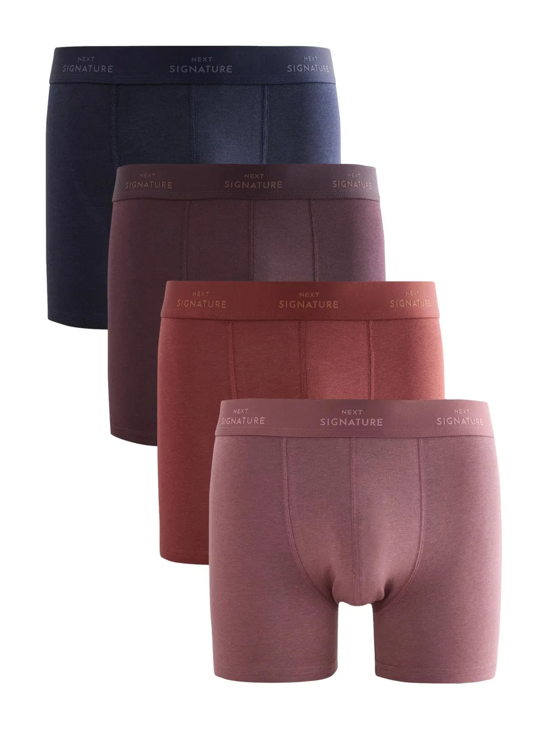 Боксеры Next, Navy/Aubergine/Dusky Pink/Burgundy