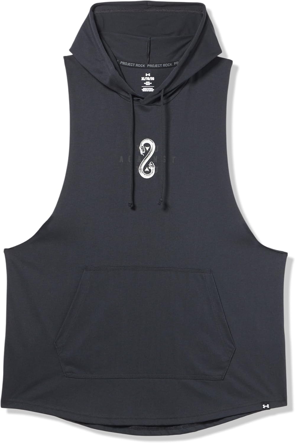 

Мужская толстовка без рукавов Project Rock Snake от Under Armour, (001) Black/White Clay/White