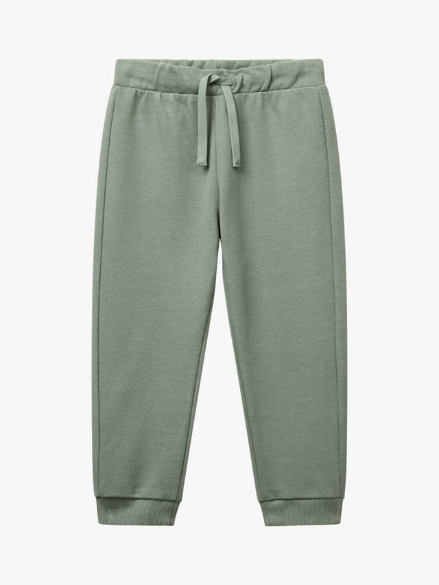 

Детские хлопковые джоггеры с кулиской Benetton, Green