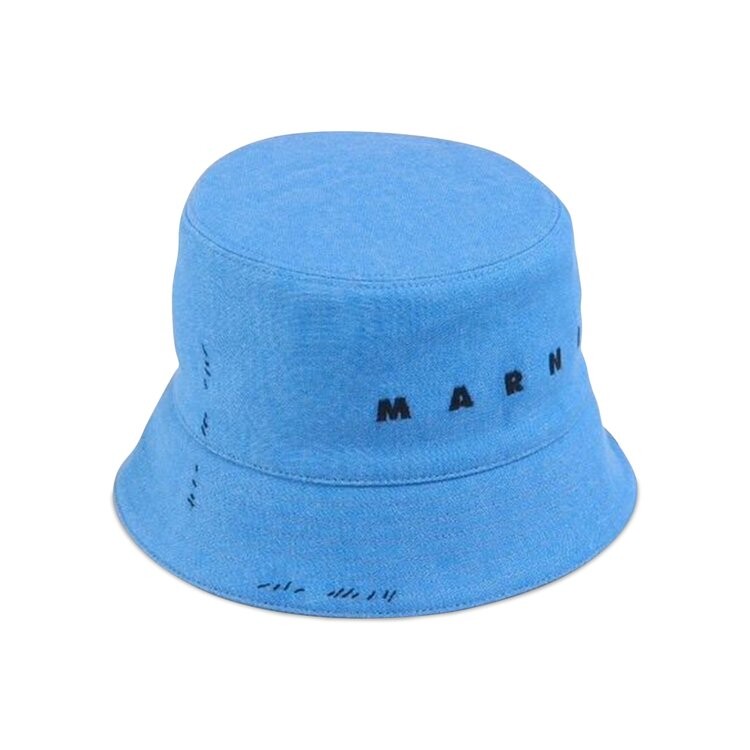 

Панама Marni Denim Bucket Hat, цвет Azure