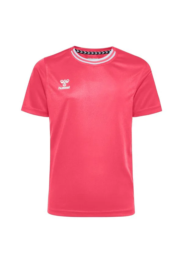 Игривая спортивная футболка с коротким рукавом Hummel, Pink Glo
