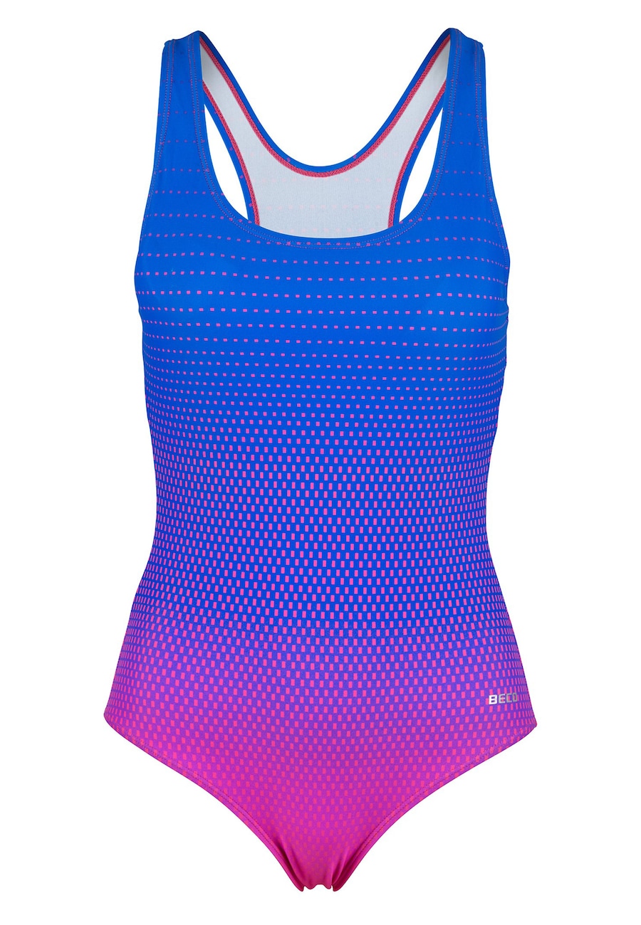 

Купальник-бралетт BECO the world of aquasports, синий/розовый