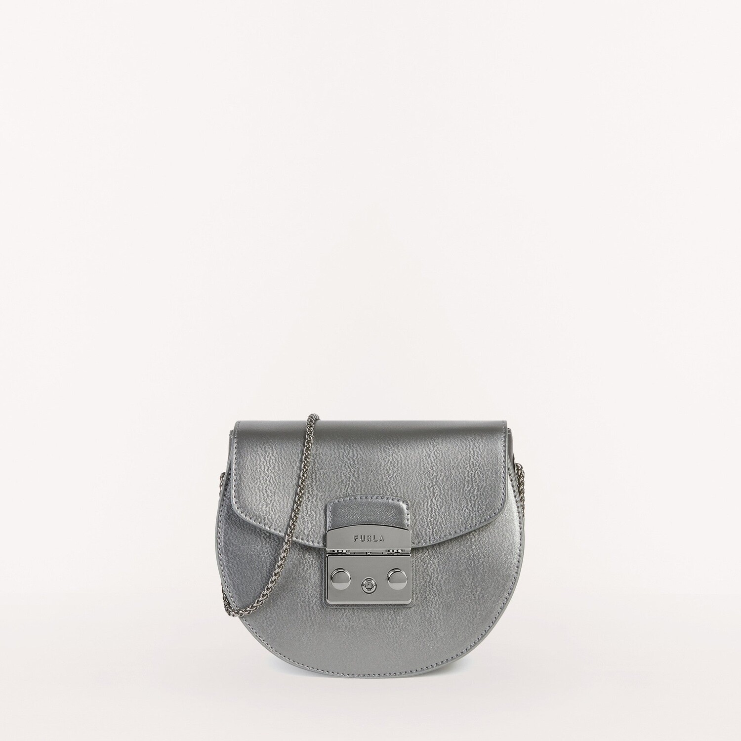 

Мини-кроссбоди Furla Metropolis, серебро