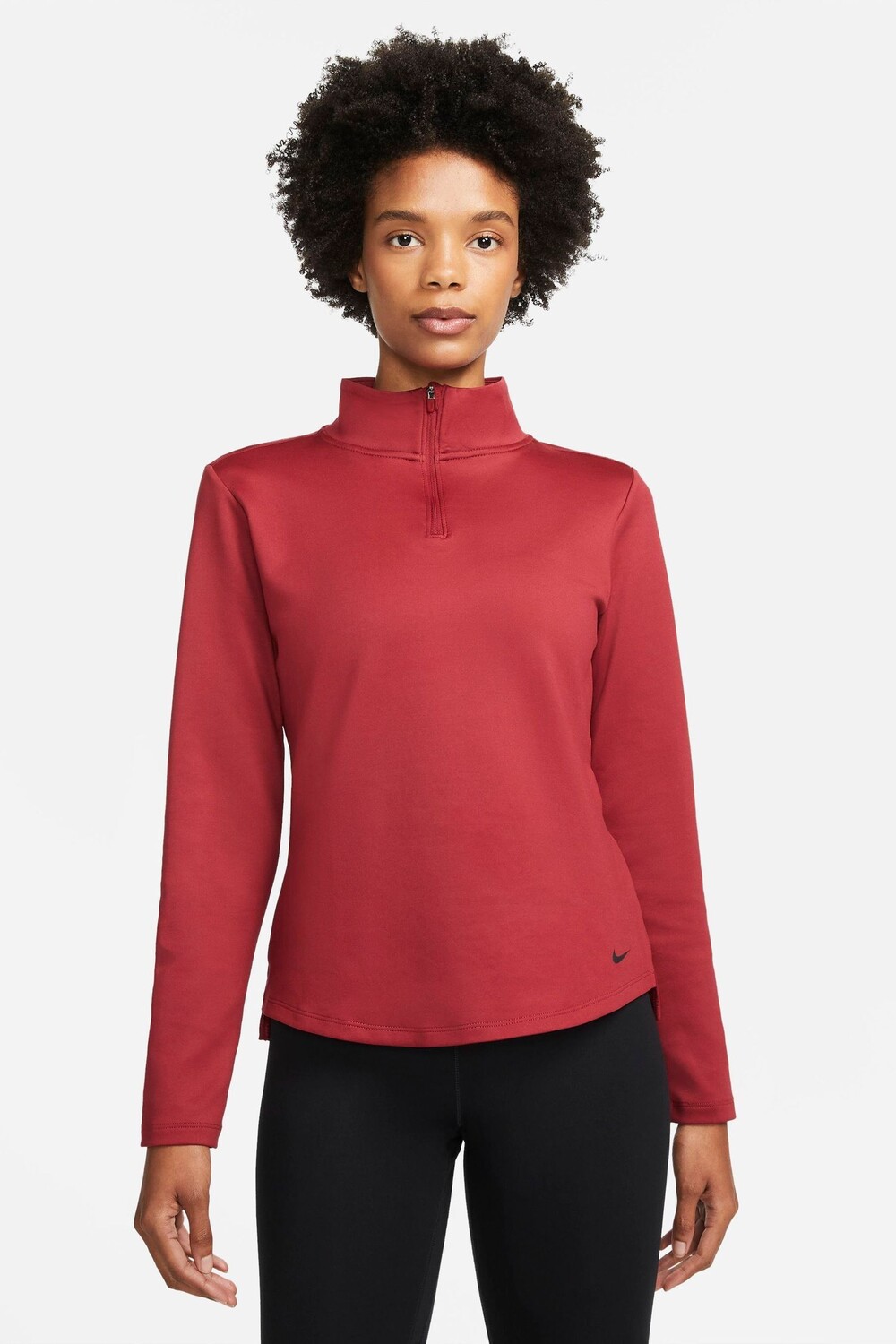 

Top One с длинными рукавами и молнией 1/2 Nike, красный