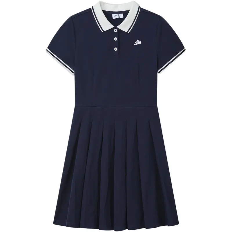 

Женское платье с коротким рукавом GAP, marine синий