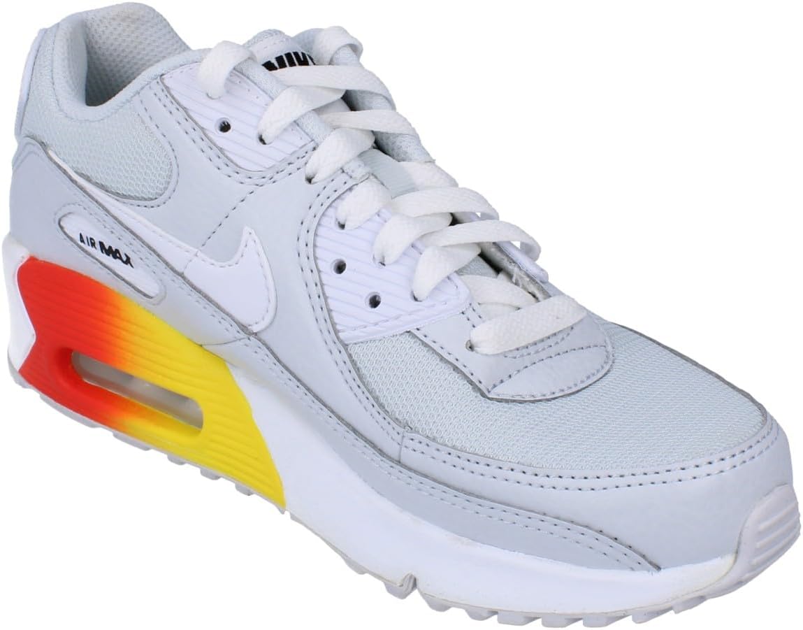 Кроссовки Nike Kid's Air Max 90 LTR, белый/серый — фото 4