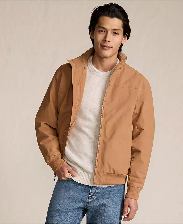 

Большая и высокая классическая куртка Squall Waterproof Insulated Lands' End, загар/бежевый