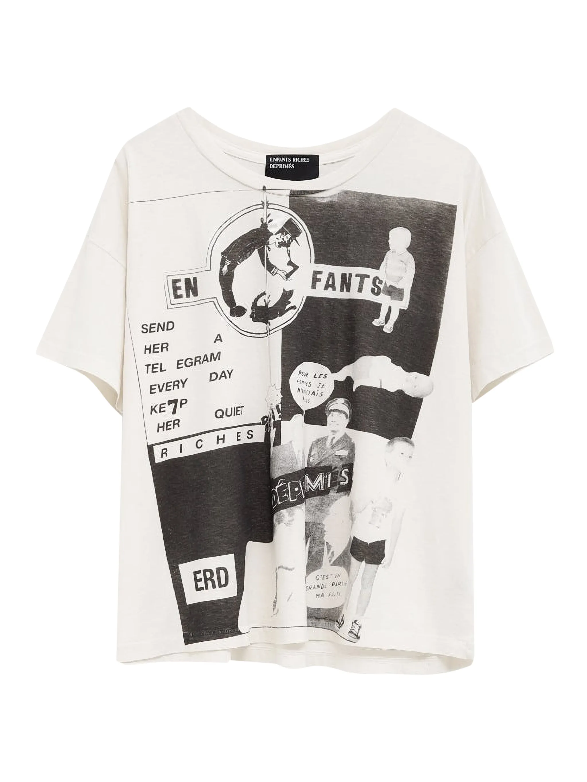 

Футболка с принтом Enfants Riches Déprimés, нейтральный