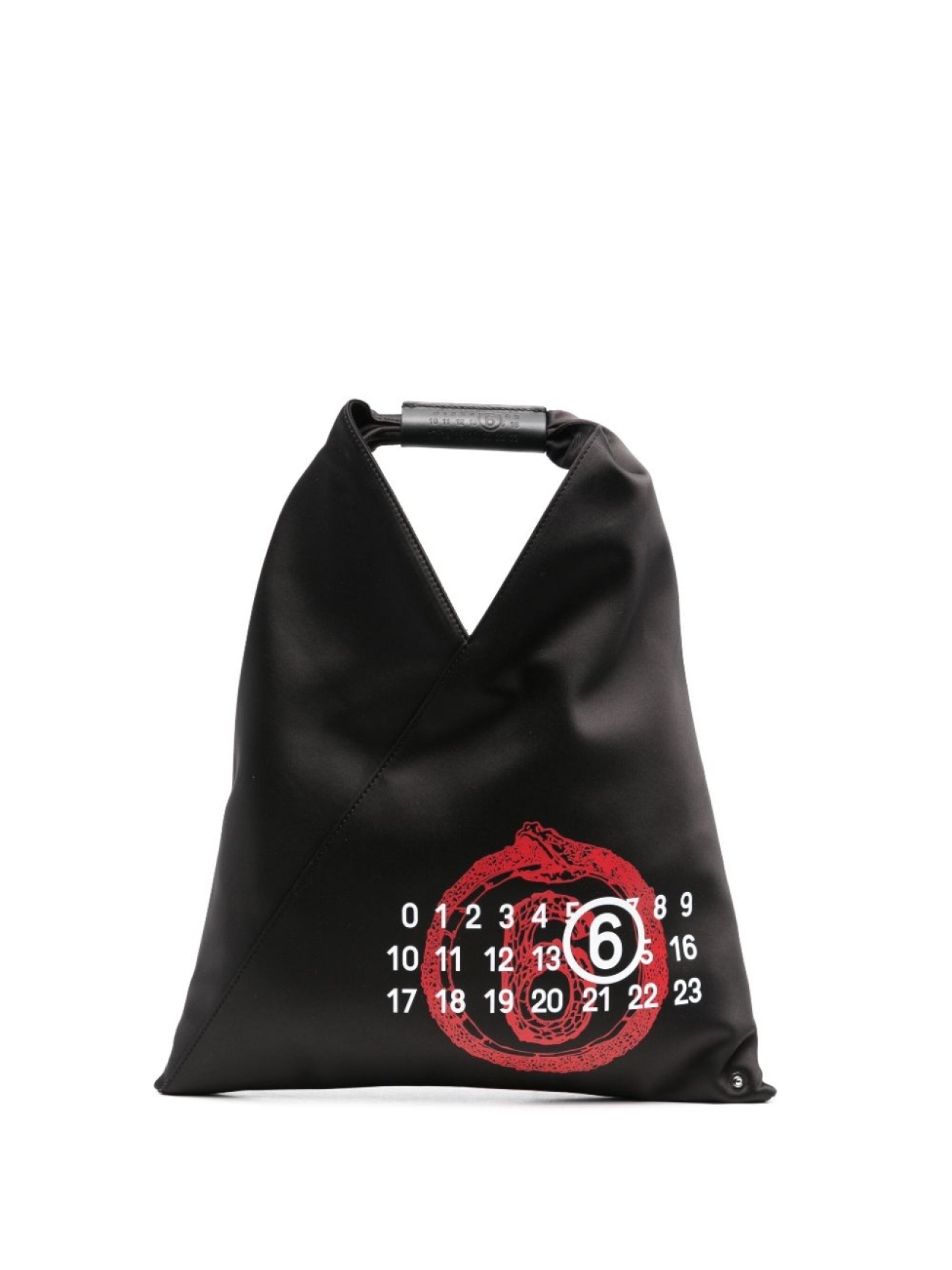 

Маленькая сумка-тоут Year of the Snake Japanese MM6 Maison Margiela, черный