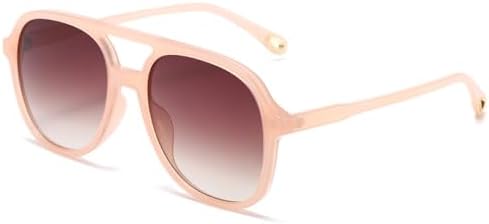 

Модные солнцезащитные очки для женщин в крупной оправе с леопардовым принтом, зеленые очки, трендовые солнцезащитные очки для вождения, защита от ультрафиолета UV400 MTZJH, Pink Tea