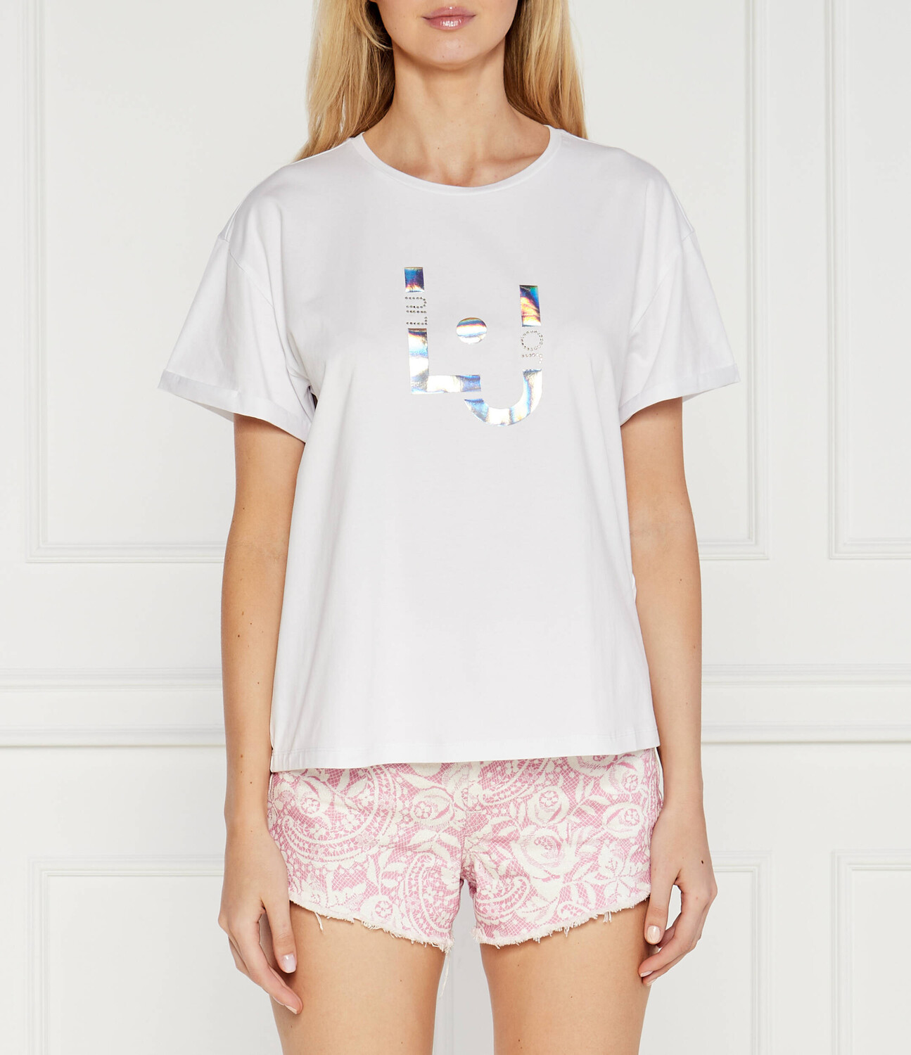 

Футболка Liu Jo Beachwear Regular Fit, белый