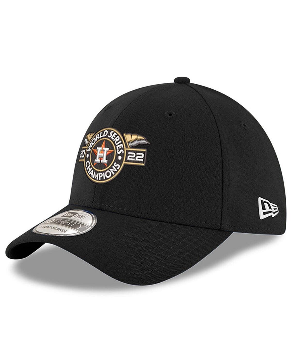 

Мужская черная кепка Houston Astros World Series Champions 2022, реплика 39THIRTY Flex Hat New Era