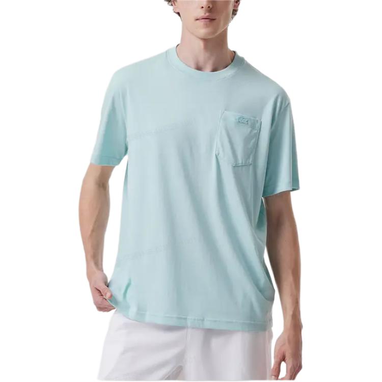 LACOSTE Футболка мужская мятно-зеленая — фото 4