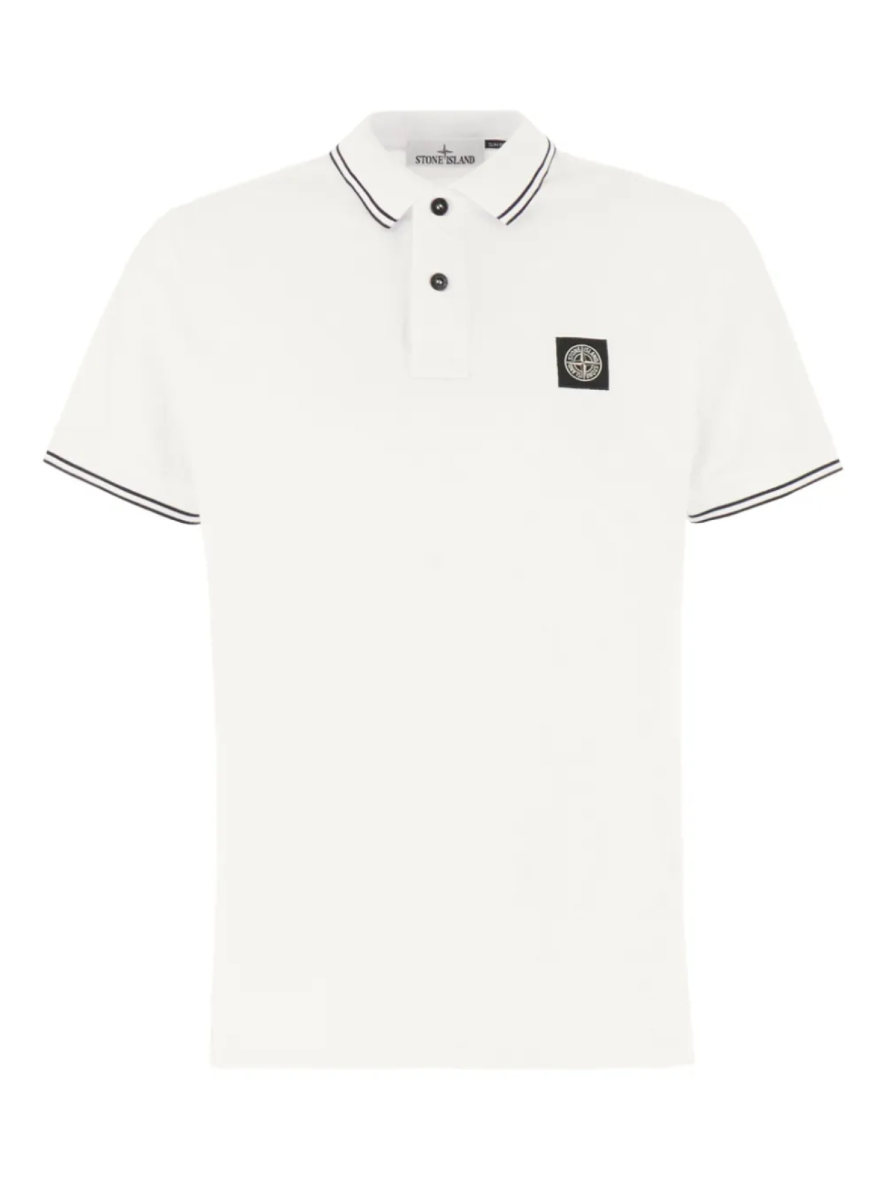 

Stone Island рубашка поло с нашивкой Compass, белый