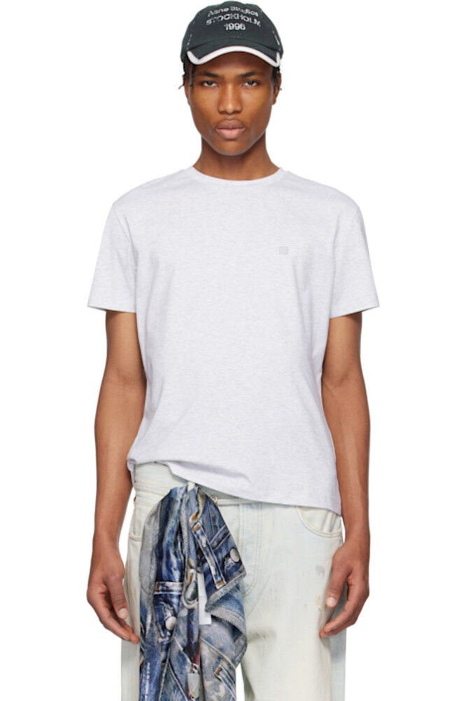 

Серая футболка Regular Fit Acne Studios