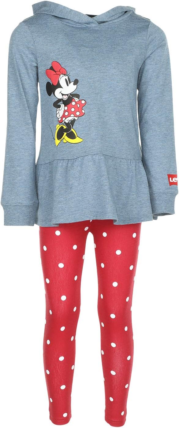 

Детский набор Levi'S Levi's x Disney Minnie Mouse Hoodie and Leggings Set, цвет Navy Heather