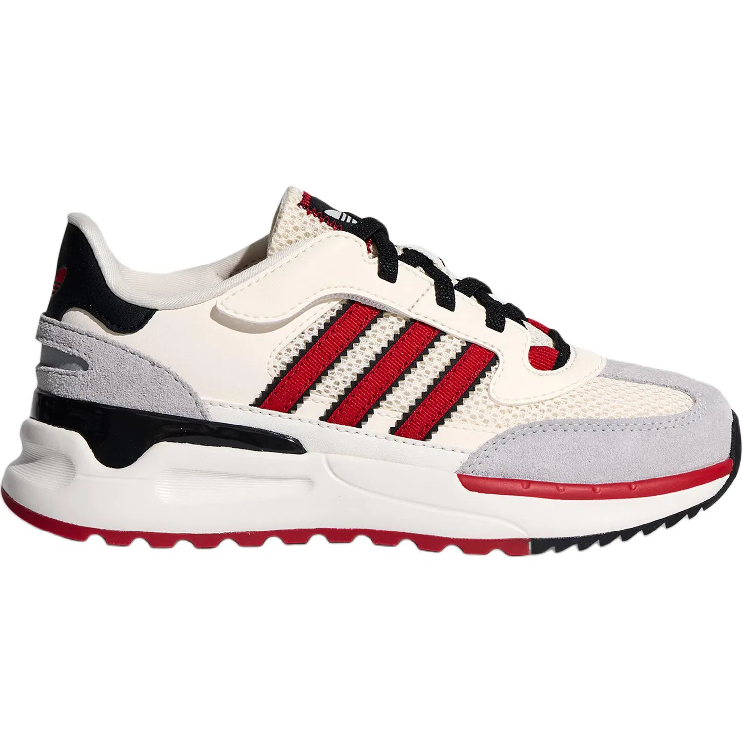 Кроссовки RETROPY низкие детские lifestyle белые Kids' Adidas Originals, White — фото 3