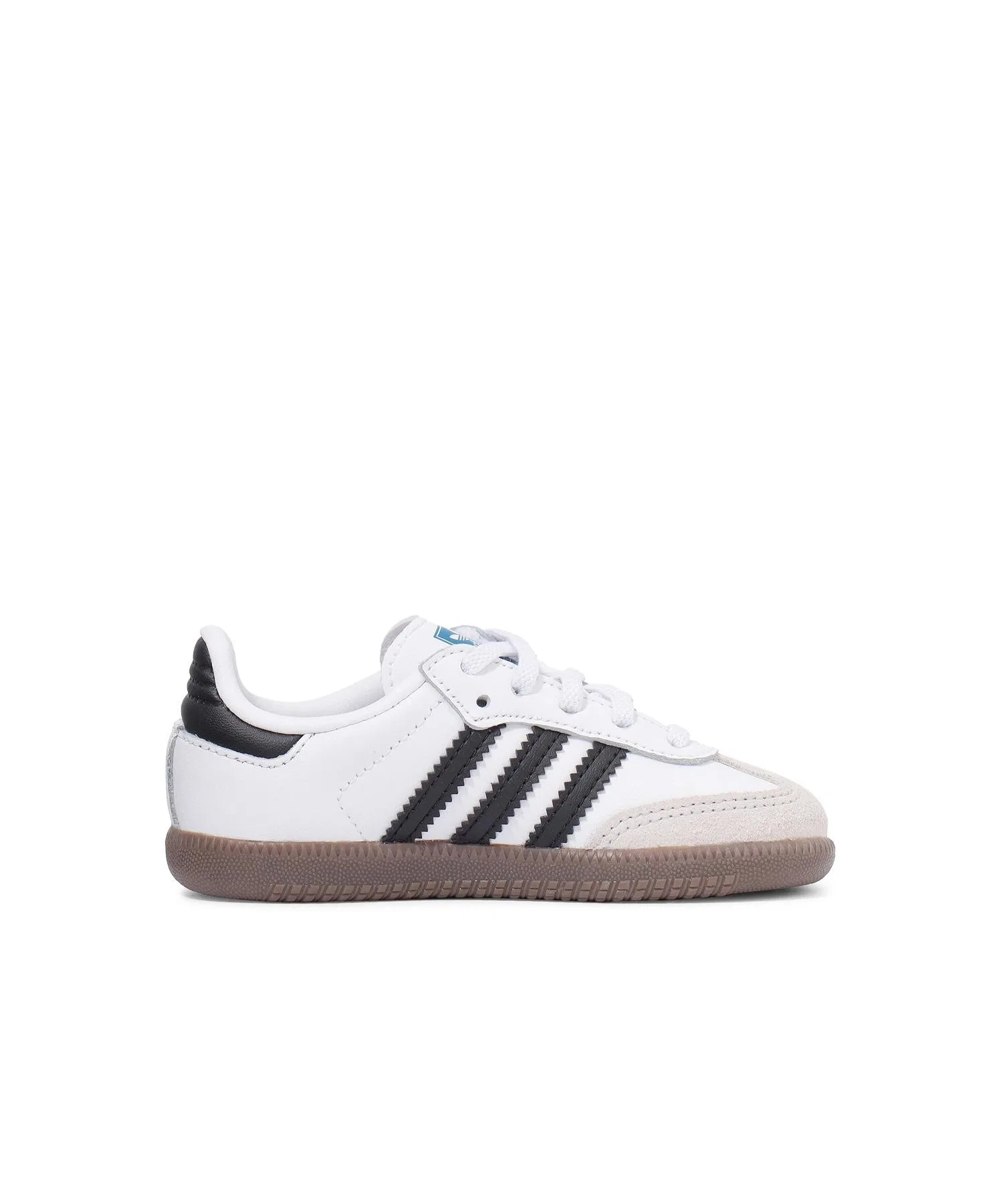 Детские кроссовки adidas SAMBA OG из натуральной кожи белые — фото 2