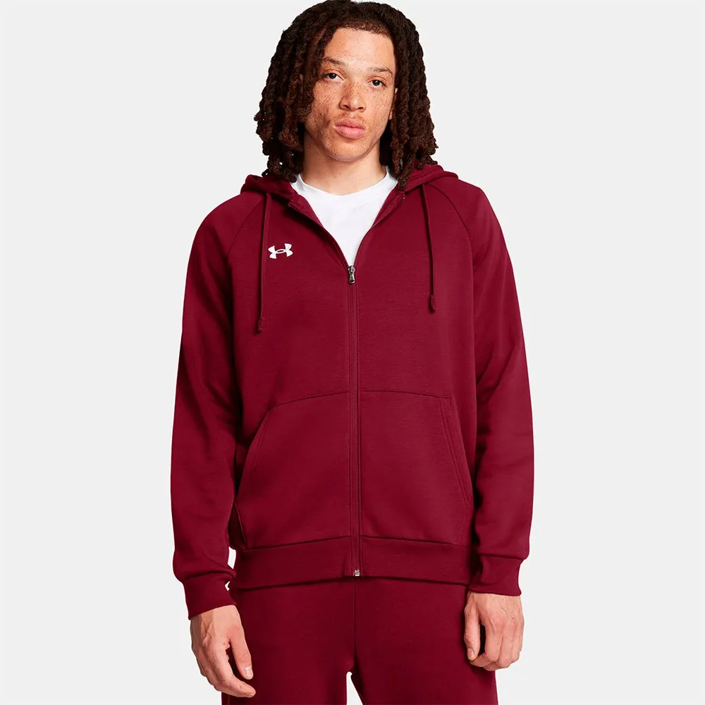 

Толстовка Under Armour Rival Fleece full zip, красный