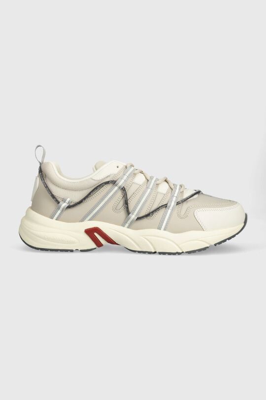 

Кроссовки RETRO TENNIS LOW LACEUP MIX DIF Calvin Klein Jeans, бежевый