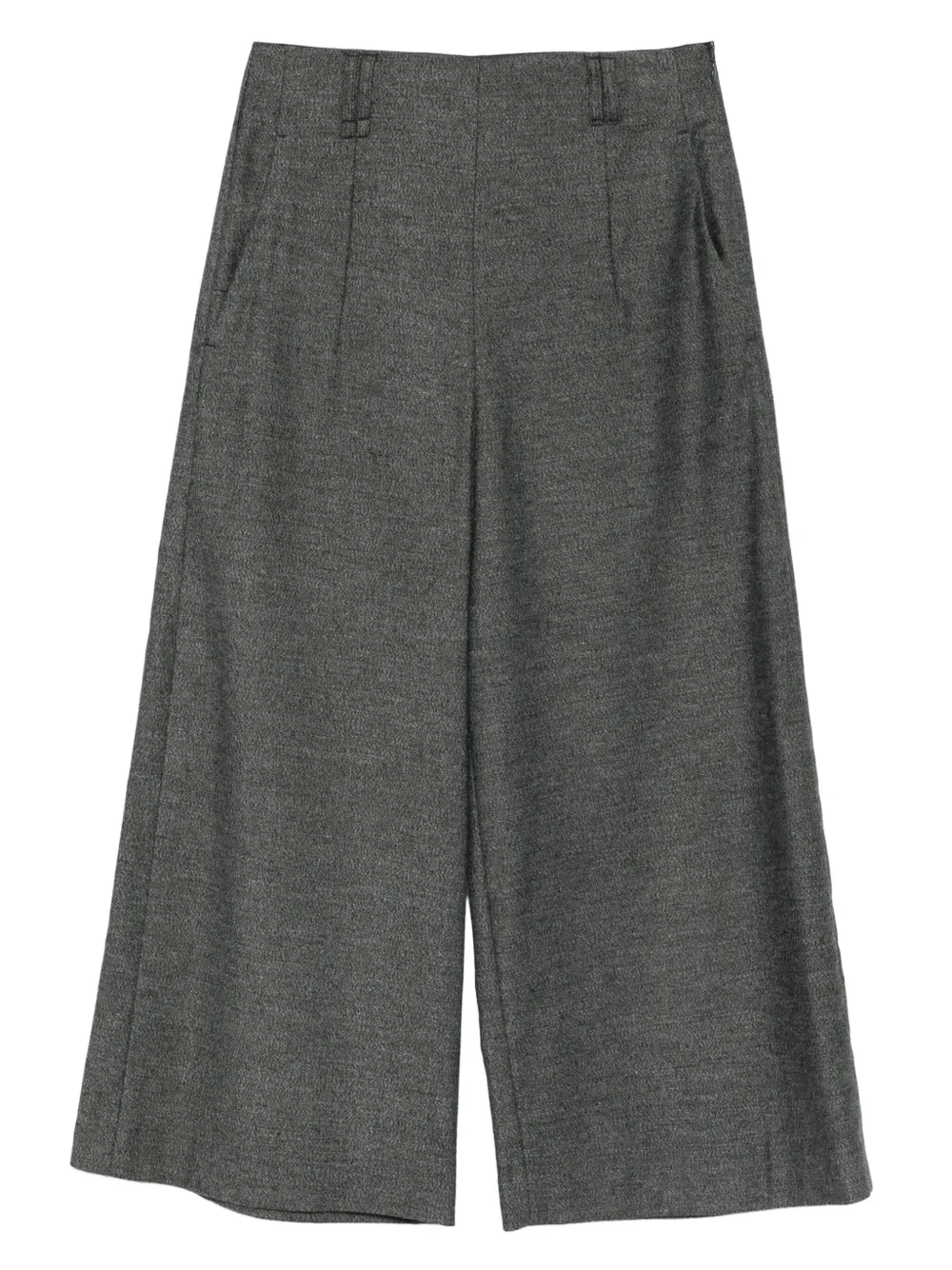 

Брюки с защипами Emporio Armani, серый