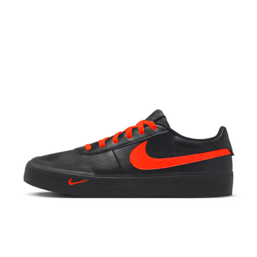 

Nike Кроссовки для скейтборда Court Shot Ablaze с антискользящим покрытием, износостойкие, низкие, мужские, черно-красные