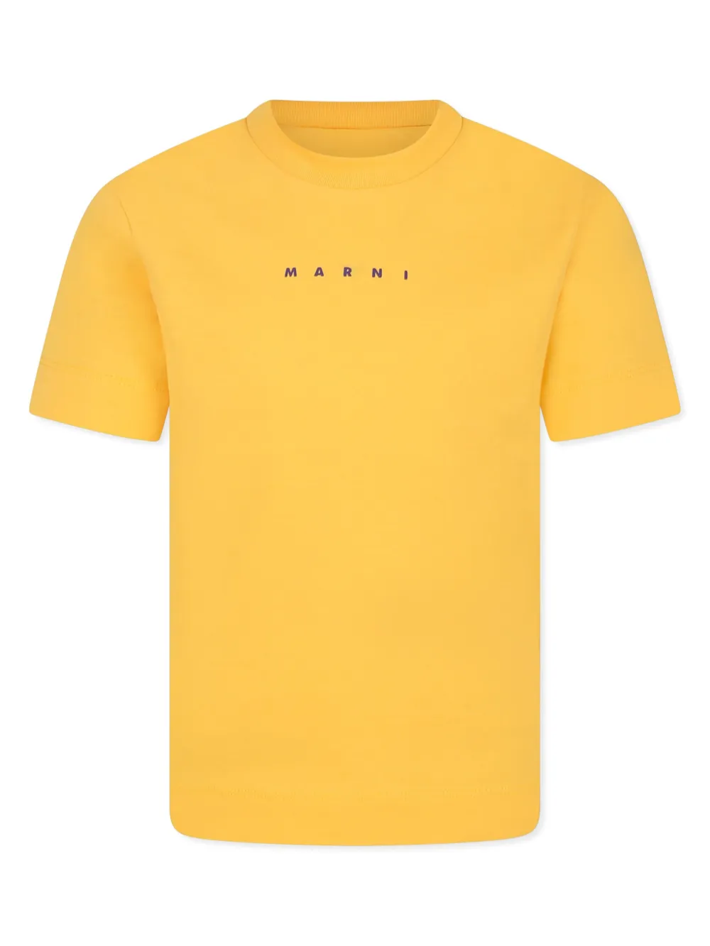 

Футболка с логотипом Marni Kids, желтый