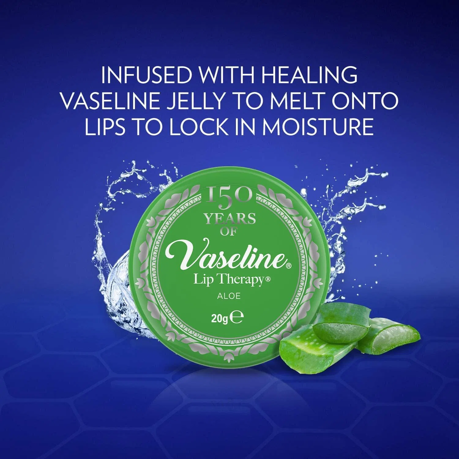 Бальзам для губ Vaseline Lip Therapy Aloe, 20 г Vaseline — фото 4