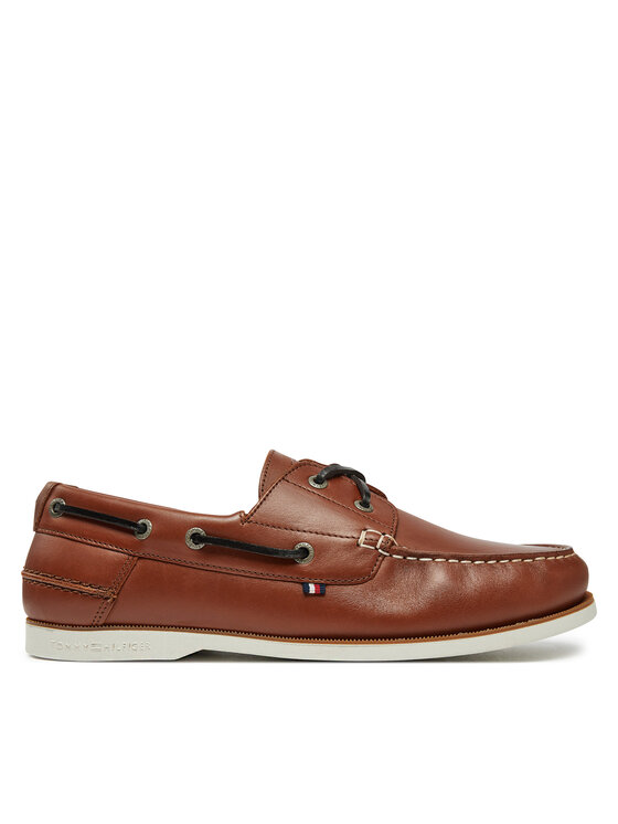 

Низкие туфли Th Boat Shoe Core Lth FM0FM05569 Tommy Hilfiger, коричневый