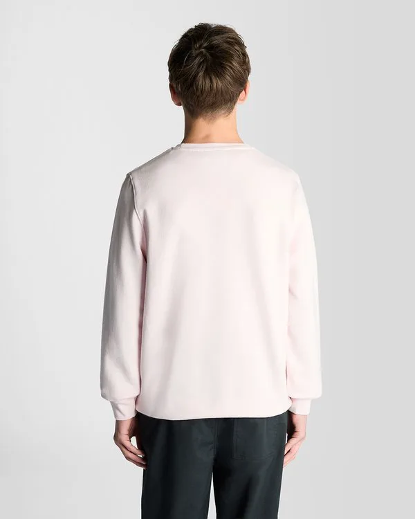 Толстовка с круглым вырезом Lyle & Scott, Light Pink — фото 3
