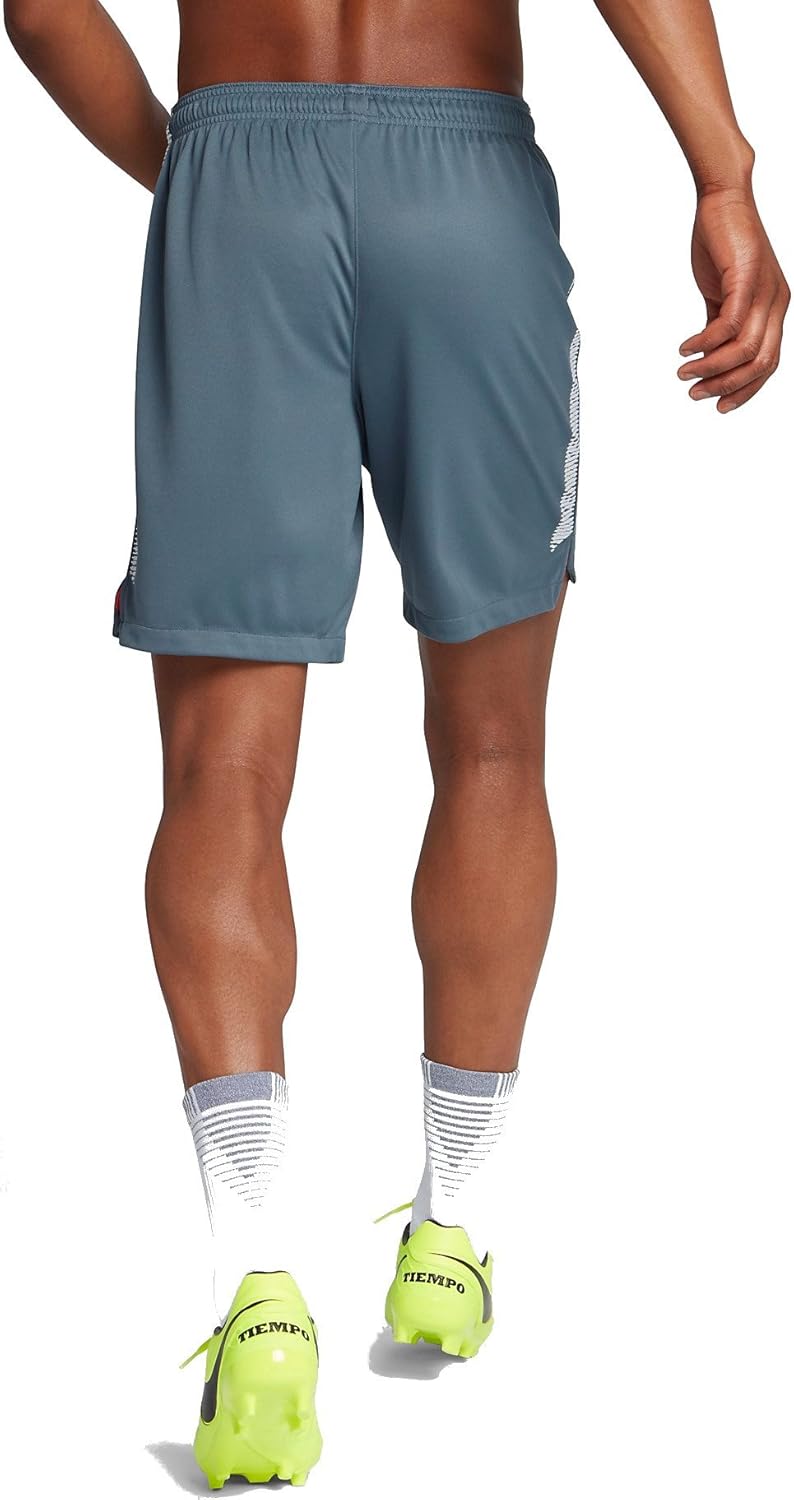 Футбольные шорты Nike Dry Squad для мужчин, Grey(859908-497)/White/Pink — фото 4