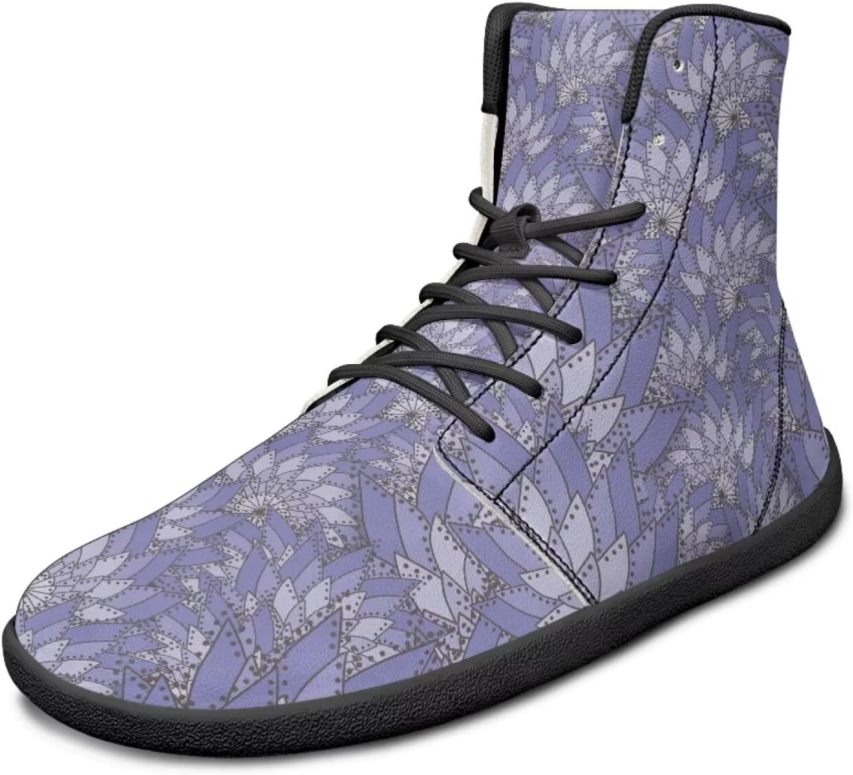 

Высокие кроссовки с животным принтом для мужчин, с широкой носочной частью, шнуровкой, противоскользящие, для тренировок и бега Xixirimido, Leaf