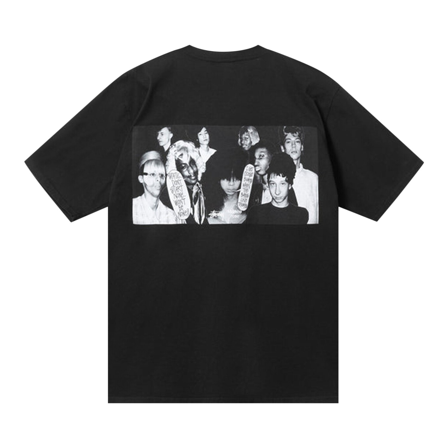 Футболка с коллажем Stussy x Martine Rose, цвет Черный — фото 2