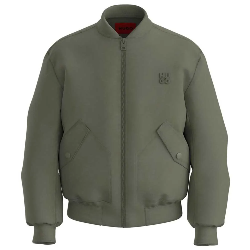 

Куртка HUGO Badam252D1 01 bomber, зеленый