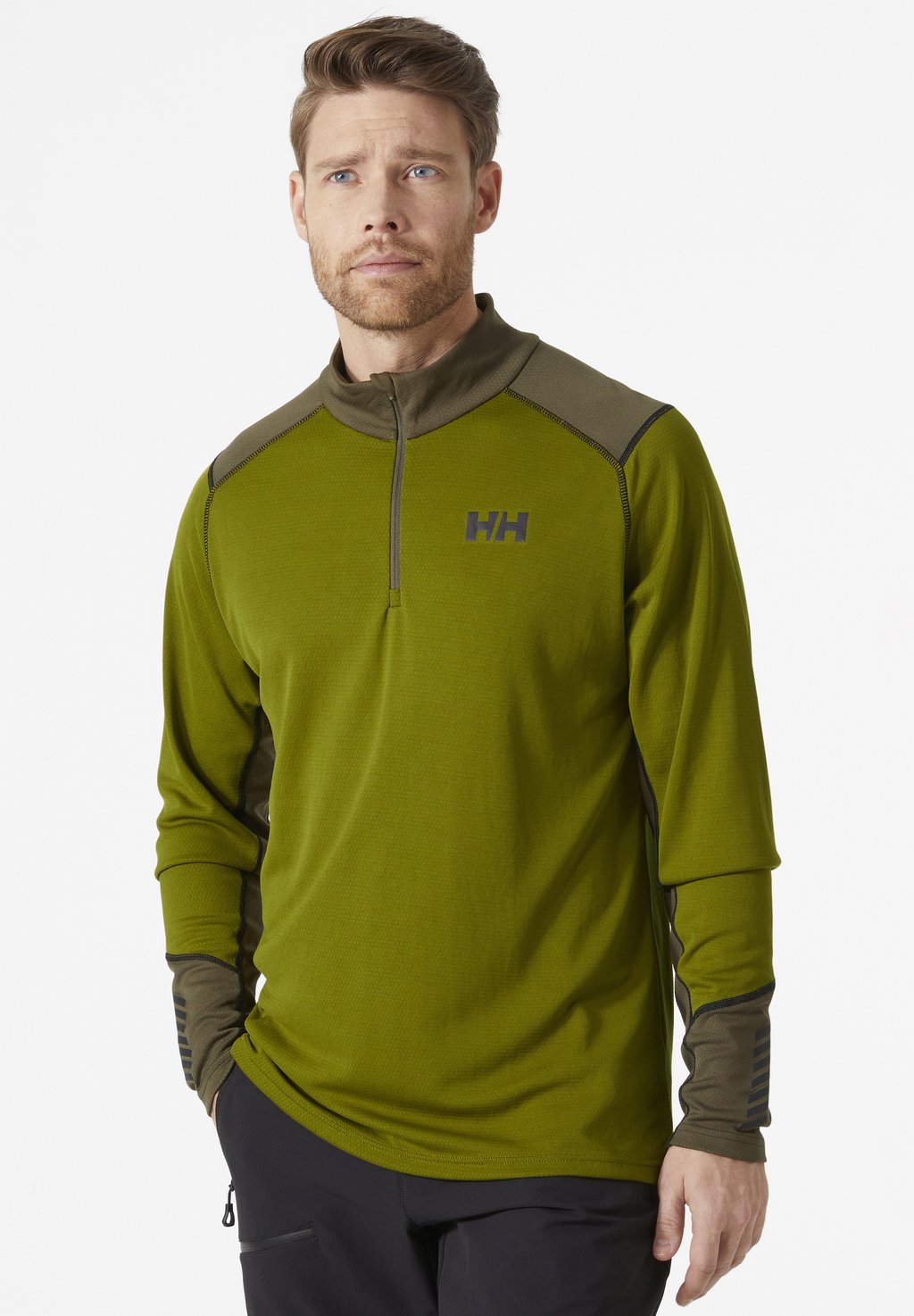 

Майка/рубашка LIFA ACTIVE 1/2 ZIP Helly Hansen, цвет olive green