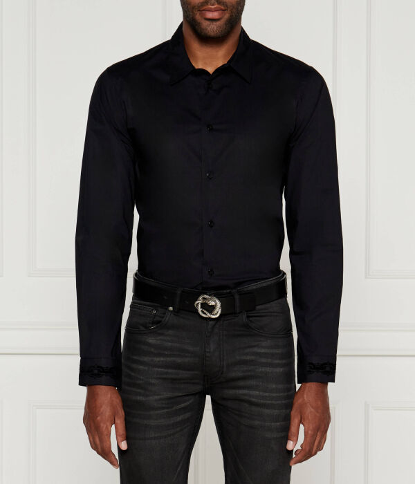 

Рубашка Slim fit Versace Jeans Couture, черный
