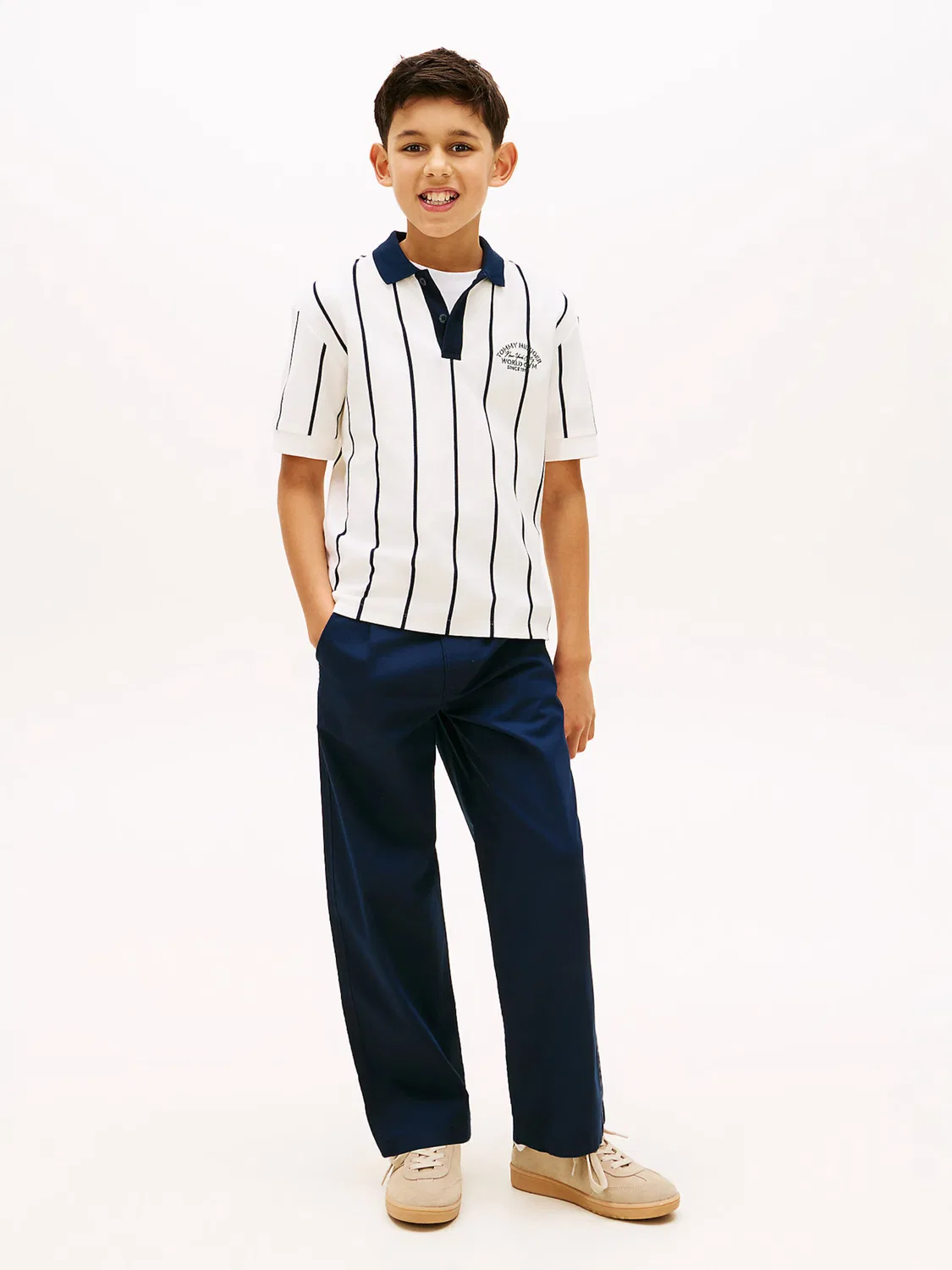 Обычные брюки - незаменимый элемент гардероба. Tommy Hilfiger, Navy — фото 3