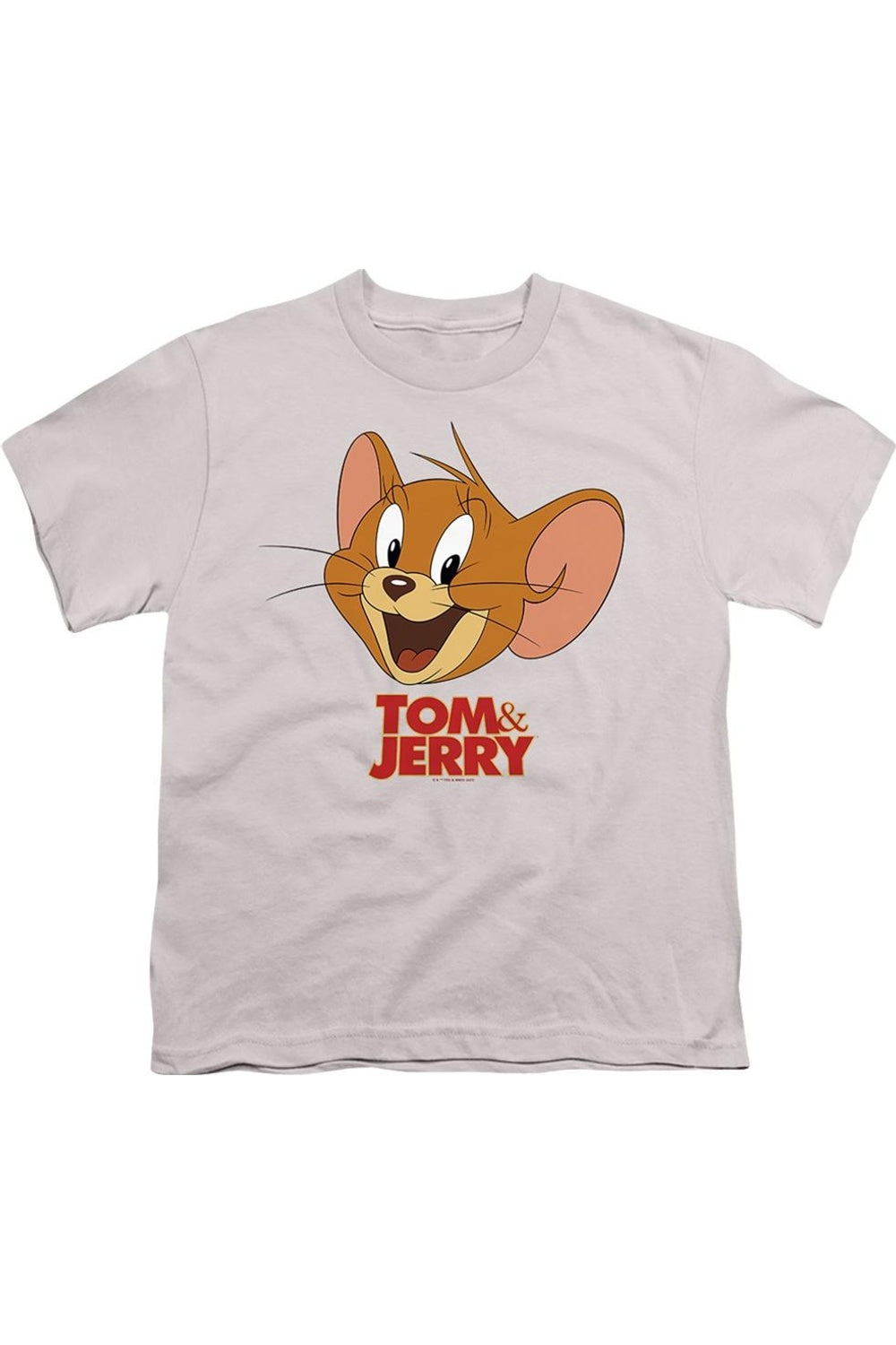 

Футболка с принтом Jerry из мультфильма "Том и Джерри" для детей Gildan, серебряный