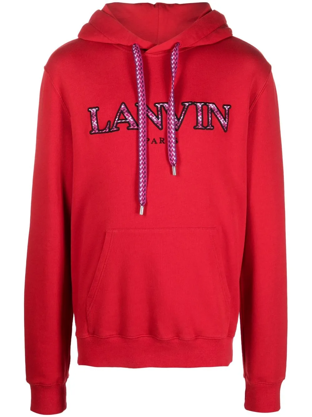 

Худи из джерси с логотипом Lanvin, красный