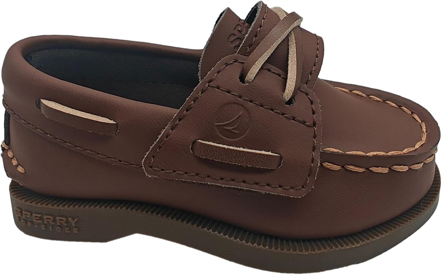 Детские унисекс туфли Sperry Original Boat Shoe, шоколадный — фото 2