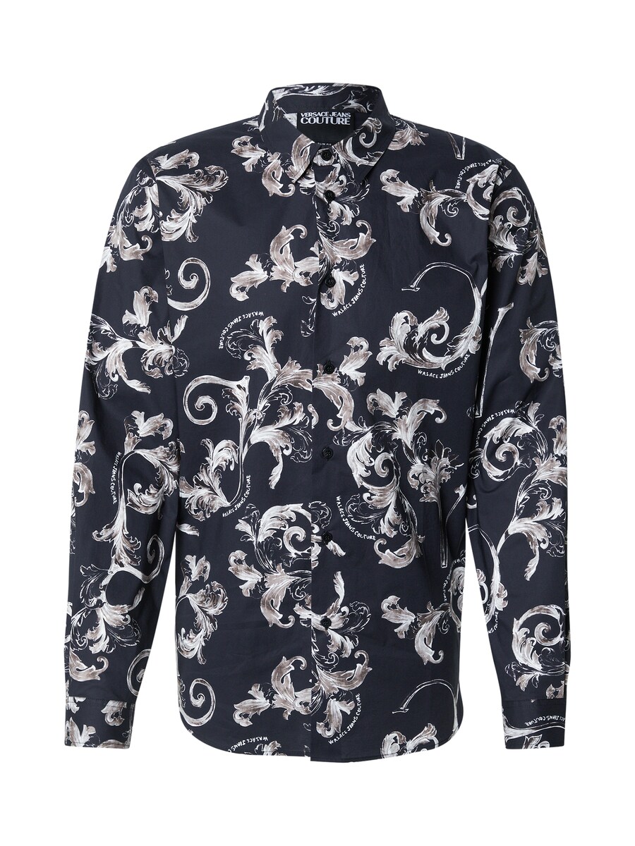 

Рубашка Slim Fit на пуговицах Versace Jeans Couture, черный