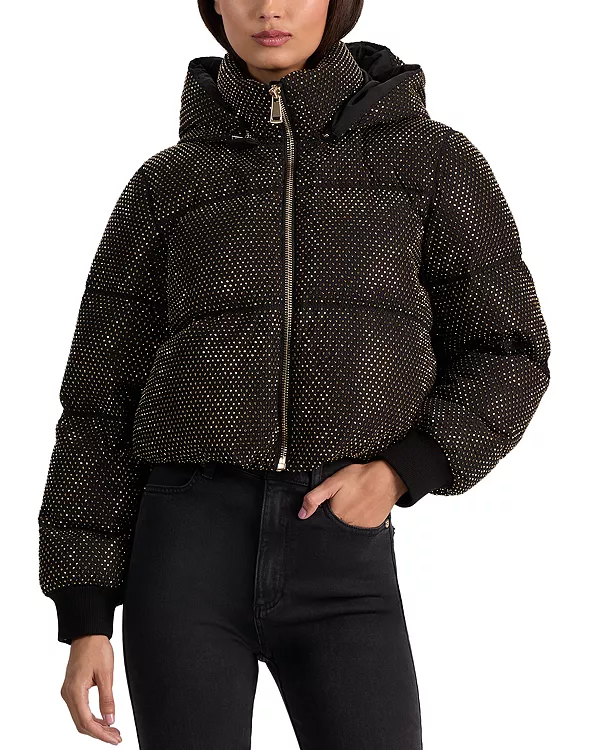 

Укороченное пальто Robena с декором Alice And Olivia, черный