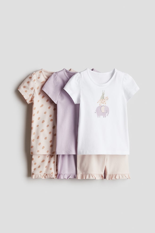 

3 пижамы в упаковке H&M, мультиколор