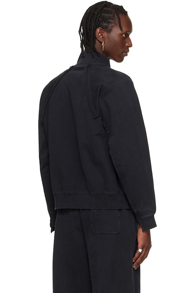 Велосипедная куртка-бомбер на молнии Vetements, черный — фото 3