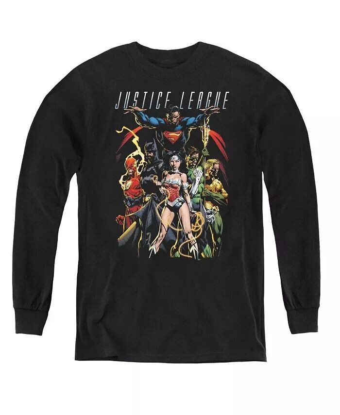 

Свитшот с длинным рукавом Boys of America Youth Dark Days Justice League, черный