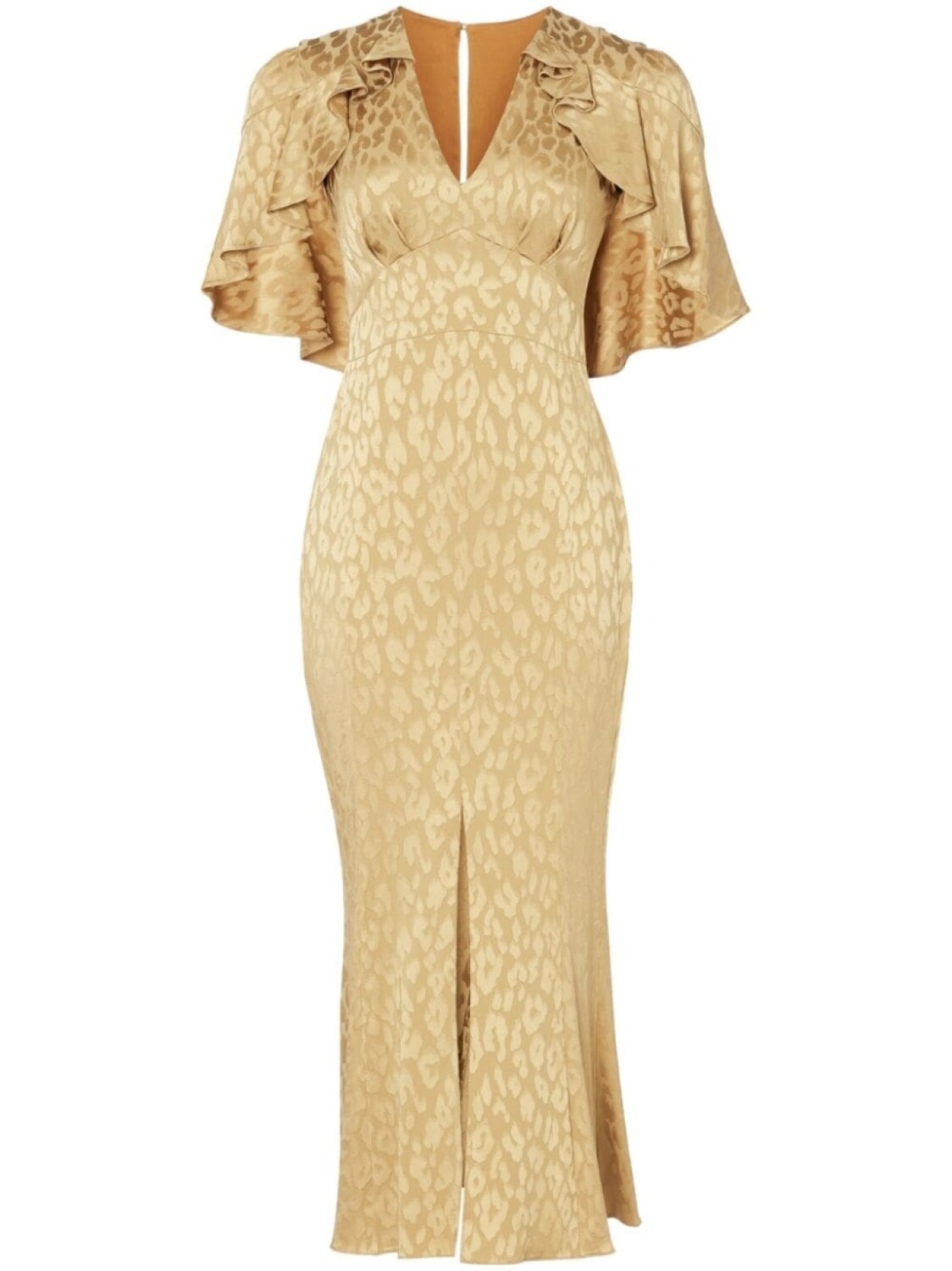

Платье миди Willow Temperley London, золотой