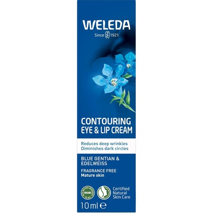 Крем для контурирования глаз и губ Blue Gentian & Edelweiss с натуральным коллагеном+ Active Weleda — фото 2