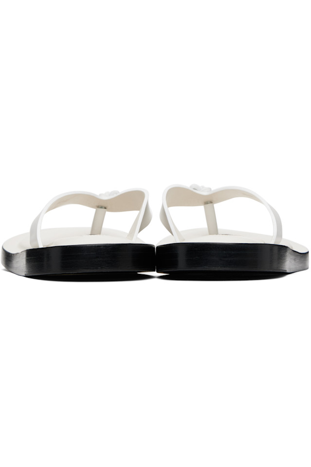 Сланцы-танга Jil Sander, цвет porcelain — фото 2
