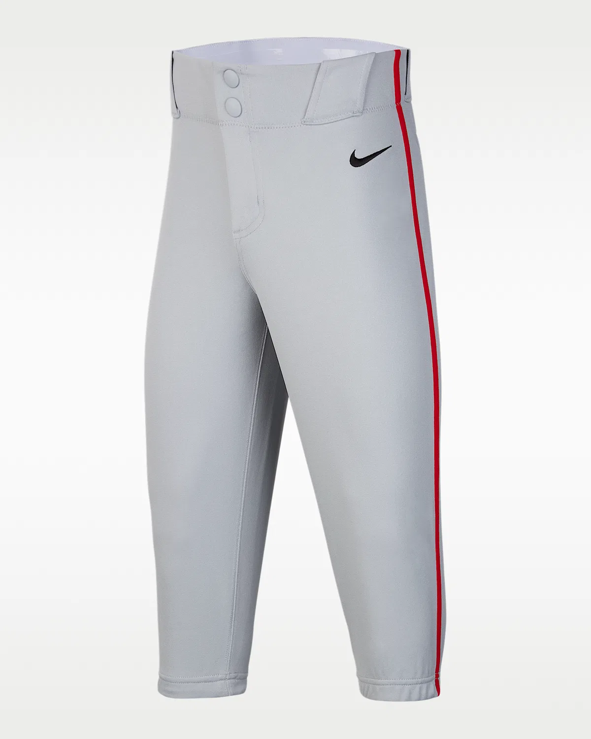 Детские бейсбольные штаны Nike Vapor Select 2, Wolf Grey/University Red/Black